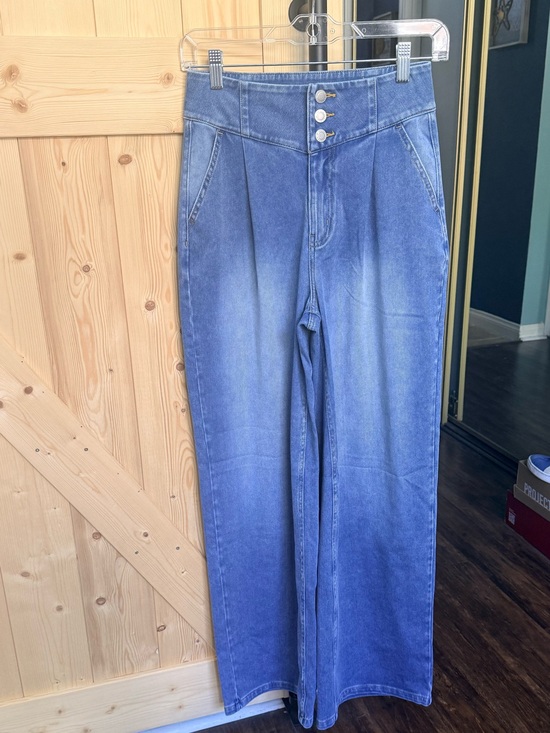 HALARA Denim - HALARA  High-Rise Wide Leg Trouser Jeans